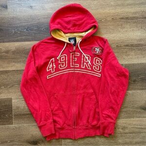 NFL 49ers zip up hoodie